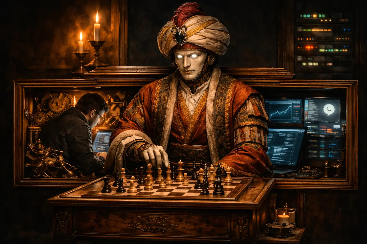 A Modern Mechanical Turk Is Revealed: Lessons from the Past about the Limits of Artificial Intelligence